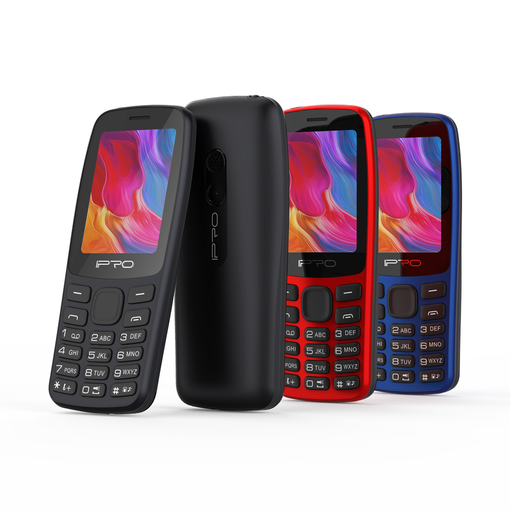 In Stock IPRO A25 2.4inch 240x320pixels 1000mAh Battery 0.08MP Camera 2G GSM Feature Phone
