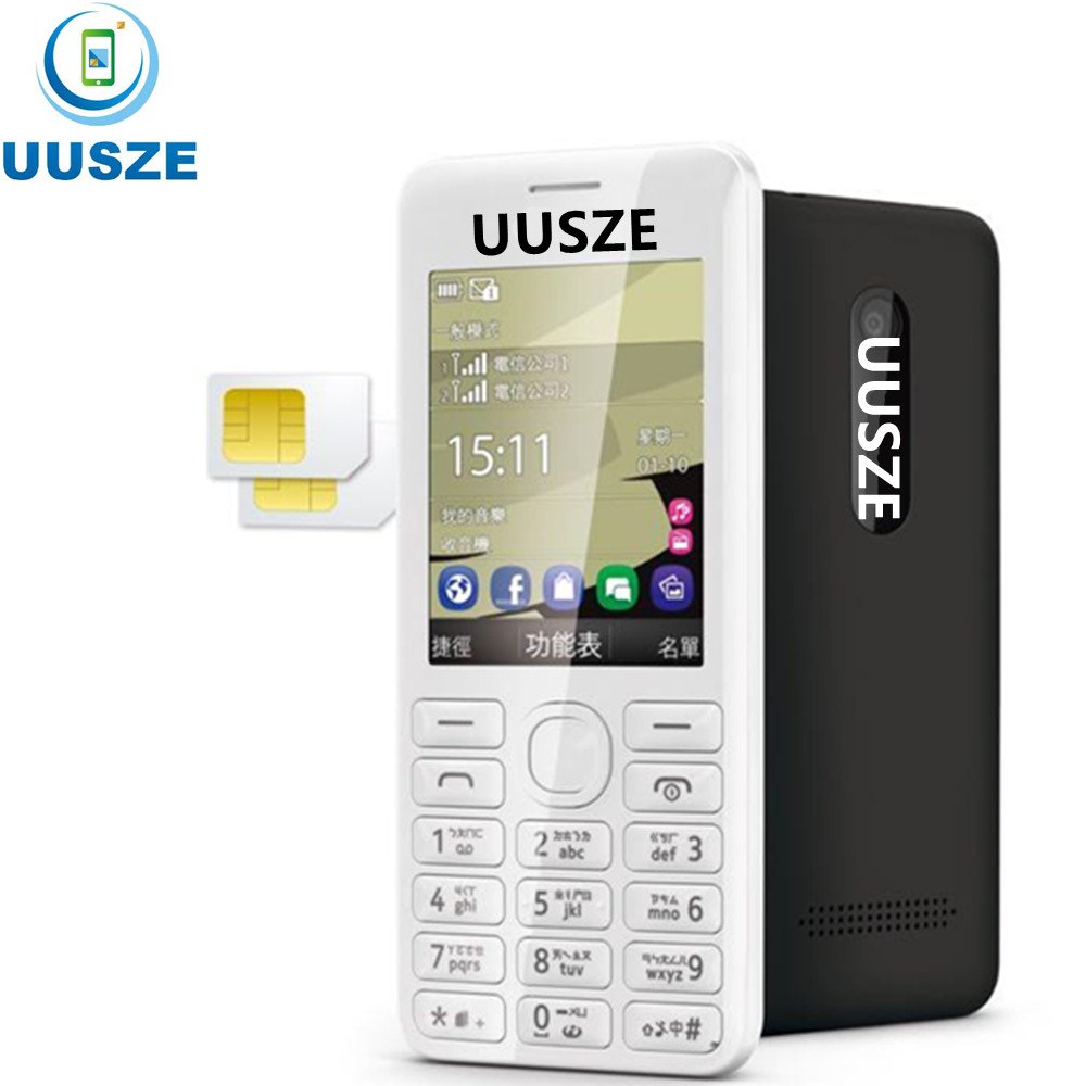 Dual SIM Arabic Original CellPhone Russian Keypad Mobile Phone Fit for Nokia 206 208 8600 8800 6310 6300 6700 6500 8850 C2 6230