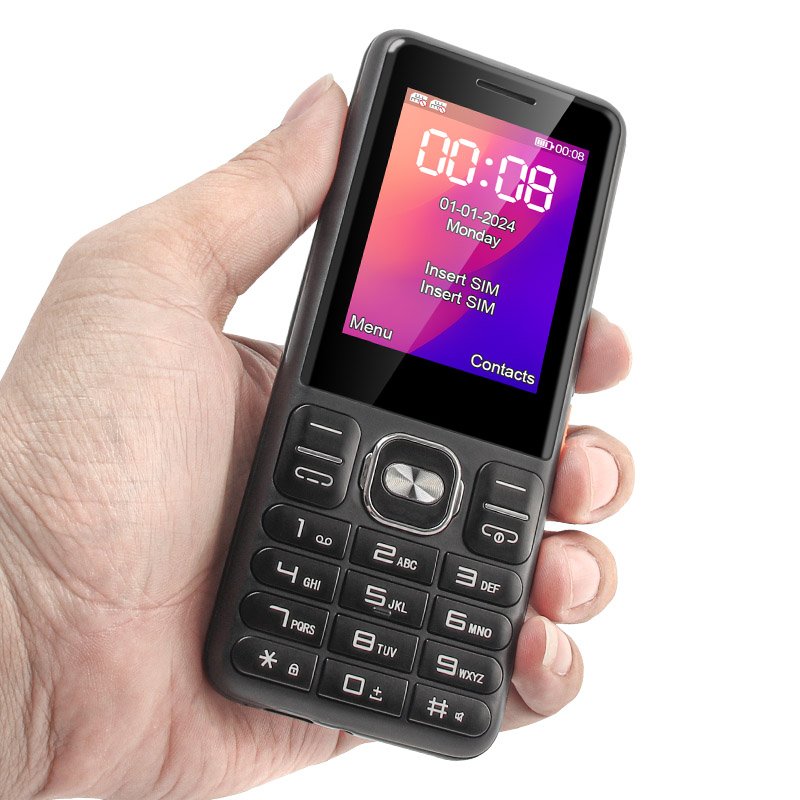 2.4 Inch Dual SIM Card 25BI 1800mAh Big Battery 4G LTE Keypad Feature Mobile Phone