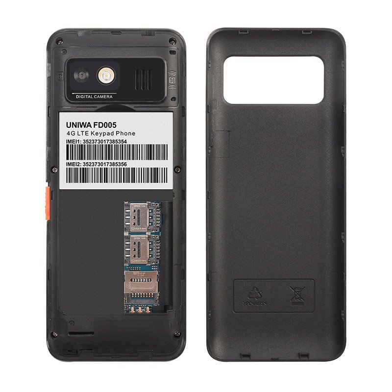 2.4 Inch Dual SIM Card 25BI 1800mAh Big Battery 4G LTE Keypad Feature Mobile Phone