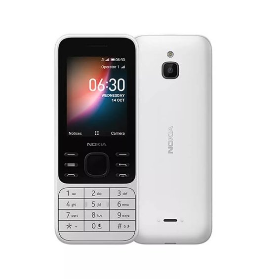 second-hand mobile phone for NOKIA 6300(2021 VERSION) 2G dual-sim wholesale super cheap keyboard unlocked bar feature cellphone
