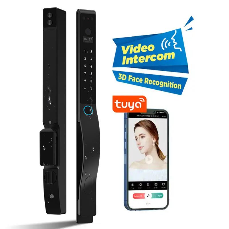 New Peephole Cat Eye Smart Lock Door Keyless Intelligent Digital Smart Wifi Hotel Door Lock System Apartment Tuya Lock