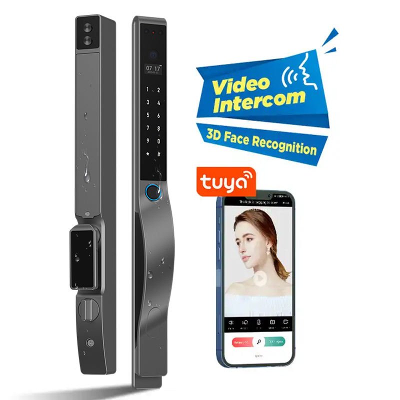 New Peephole Cat Eye Smart Lock Door Keyless Intelligent Digital Smart Wifi Hotel Door Lock System Apartment Tuya Lock