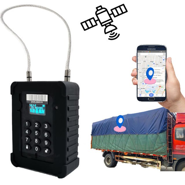 Real Time Tracking Tie Over Tarpaulin Truck 2G3G4G Remote Control gps Lock Container Seal Tracking