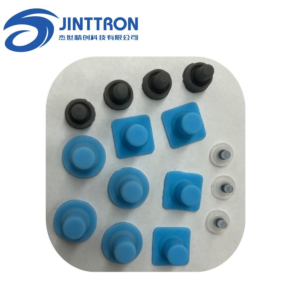 Jinttron China Factory Supply Single Silicone Rubber Push Button Customization Conductive Carbon Pill