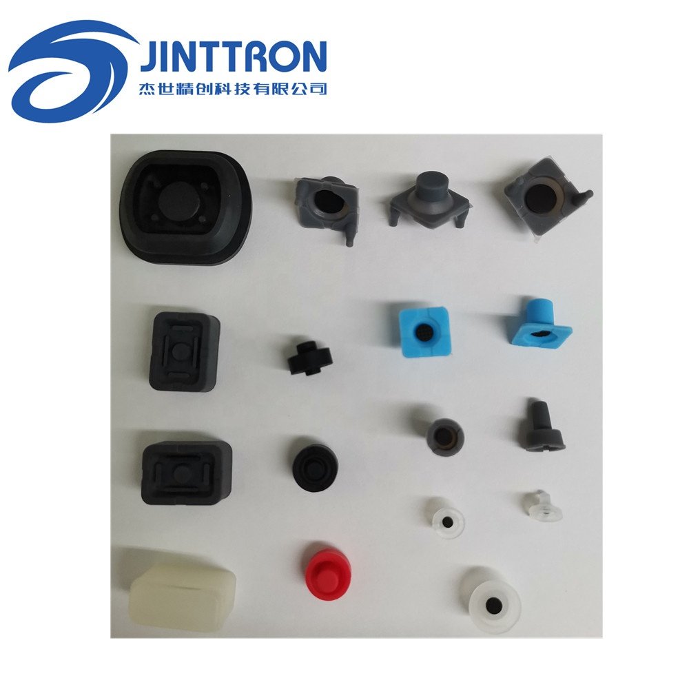 Jinttron China Factory Supply Single Silicone Rubber Push Button Customization Conductive Carbon Pill