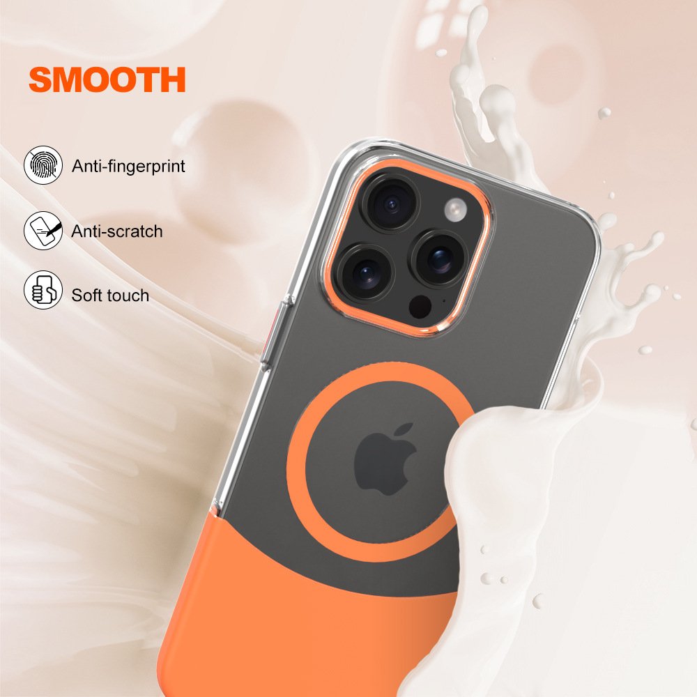 All-inclusive PC Metal Keypad Lens Oil-filled Strong Magnetic Mobile Phone Case for iPhone 16