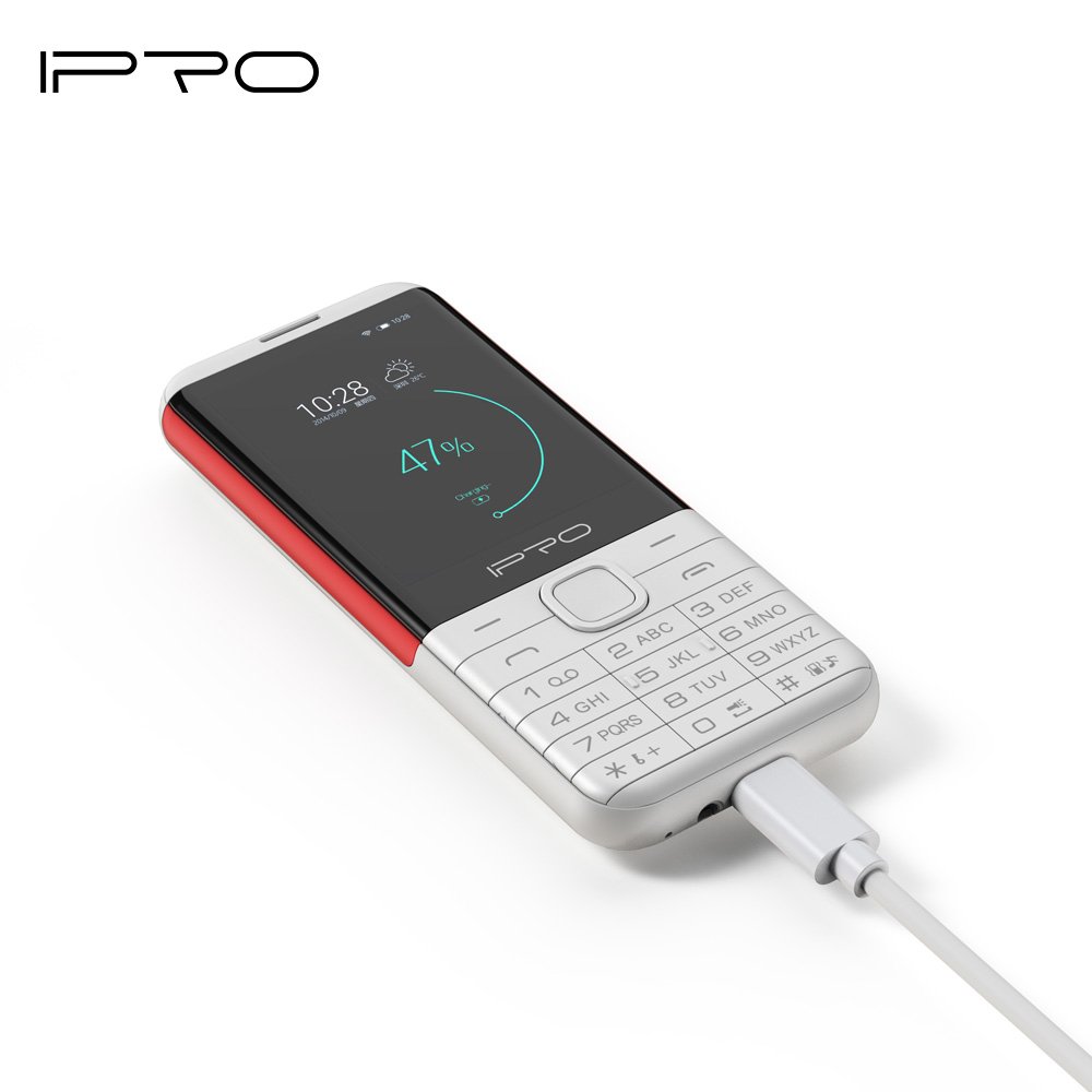 IPRO 4G F301 LTE 2.8 inch Dual Sim Keypad Mobile Phones Feature Bar Phone