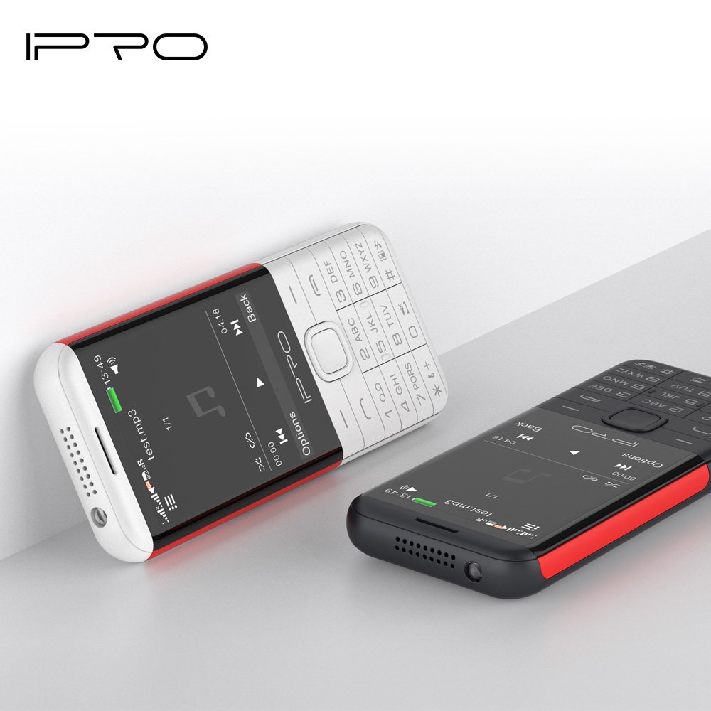 IPRO 4G F301 LTE 2.8 inch Dual Sim Keypad Mobile Phones Feature Bar Phone