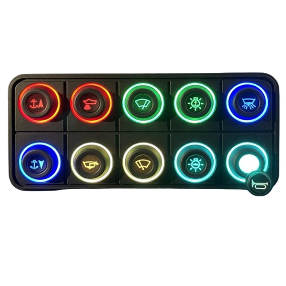 2x5 Keypad icons1-10 RGB ILLUM