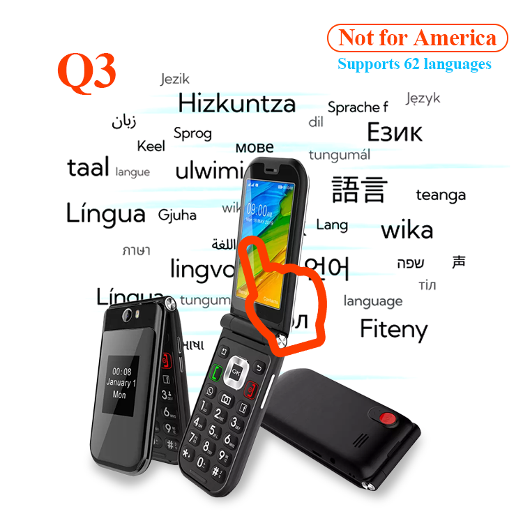 Eurasian universal mobile phone Global version Q3 Android 8.1 3GB+32GB supports Google store mobile phone