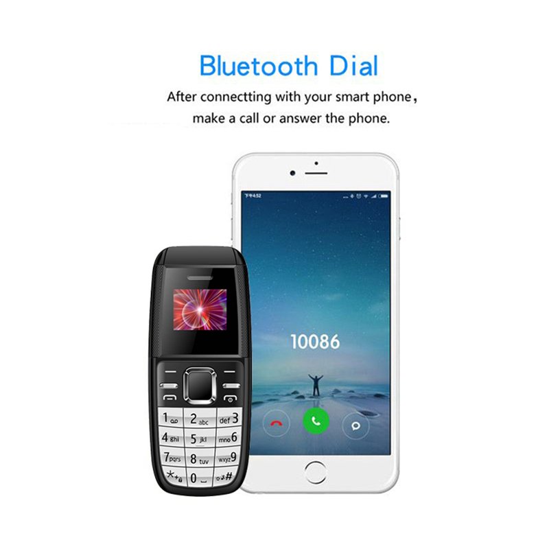 BM200 0.66 inch cheap keypad mobile phone 350 mAh dual SIM card GSM mini phone