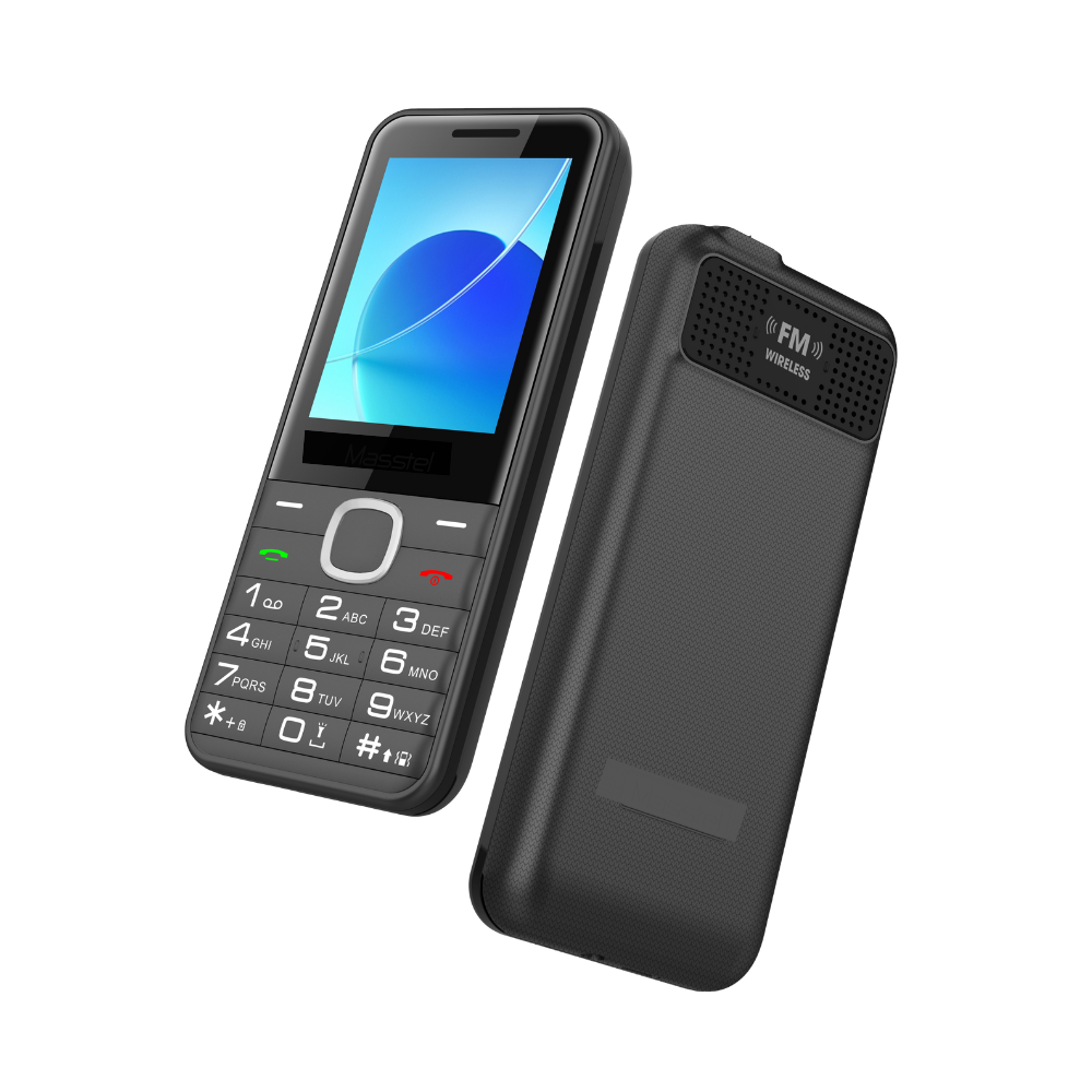 Wholesales Low Price Masstel izi 26 Mobile Phone 2.4 inch Screen Dual SIM Card Feature Phone for Senior People Made in Vietnam