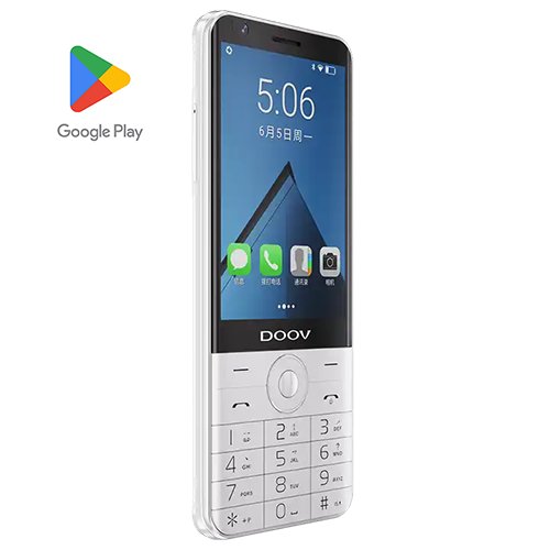 3.5 inch 4G Android 12 Doov R17 PRO Dual Sim Card Feature Elder Mobile Touch Screen Keypad 4+64gb Support GPS Google Play