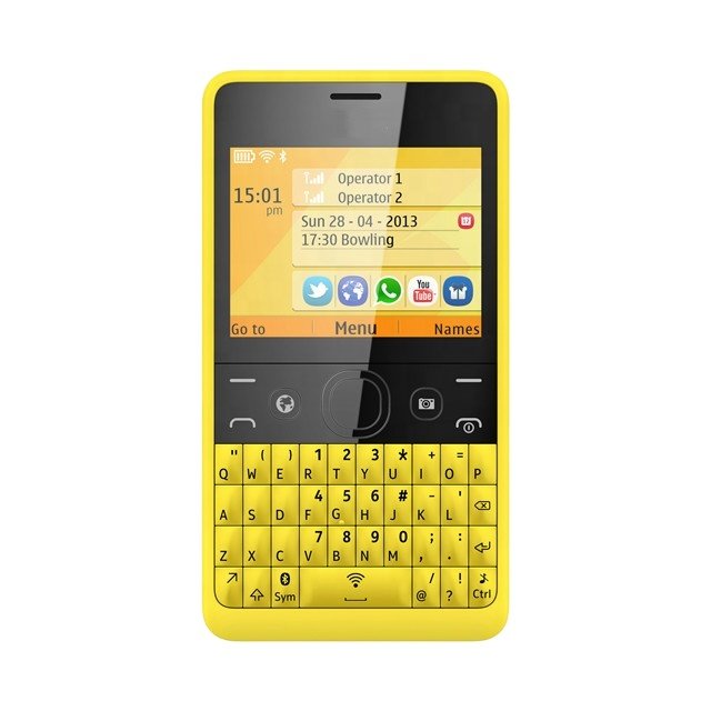 Qwerty keypad mobile phones Asha 210 Unlocked Best Buy Qwerty Cheap 3G Classic Bar Mobile Cell Phone