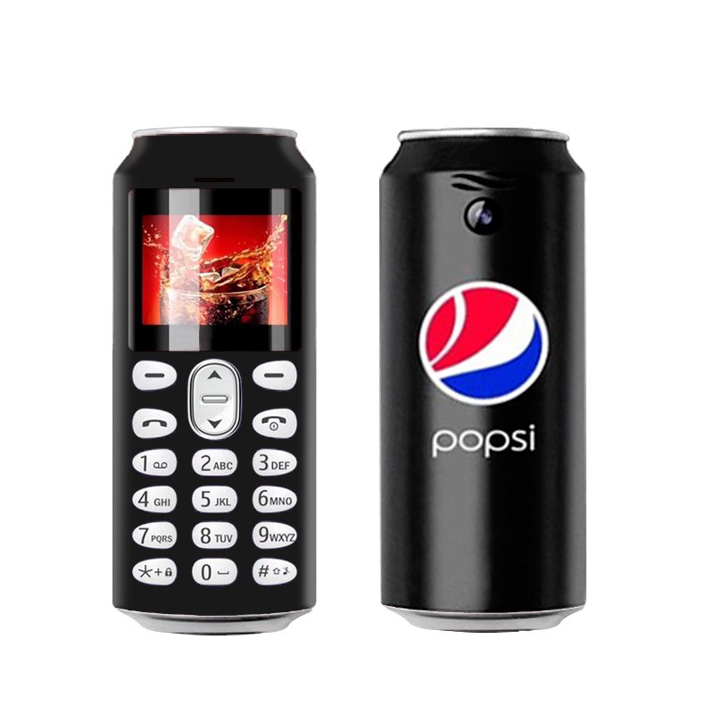 BM666 Can Shape Mini Mobile Feature Phone Card Phone With Camera Multiple Language Dual Sim Card Original Mobile Phone