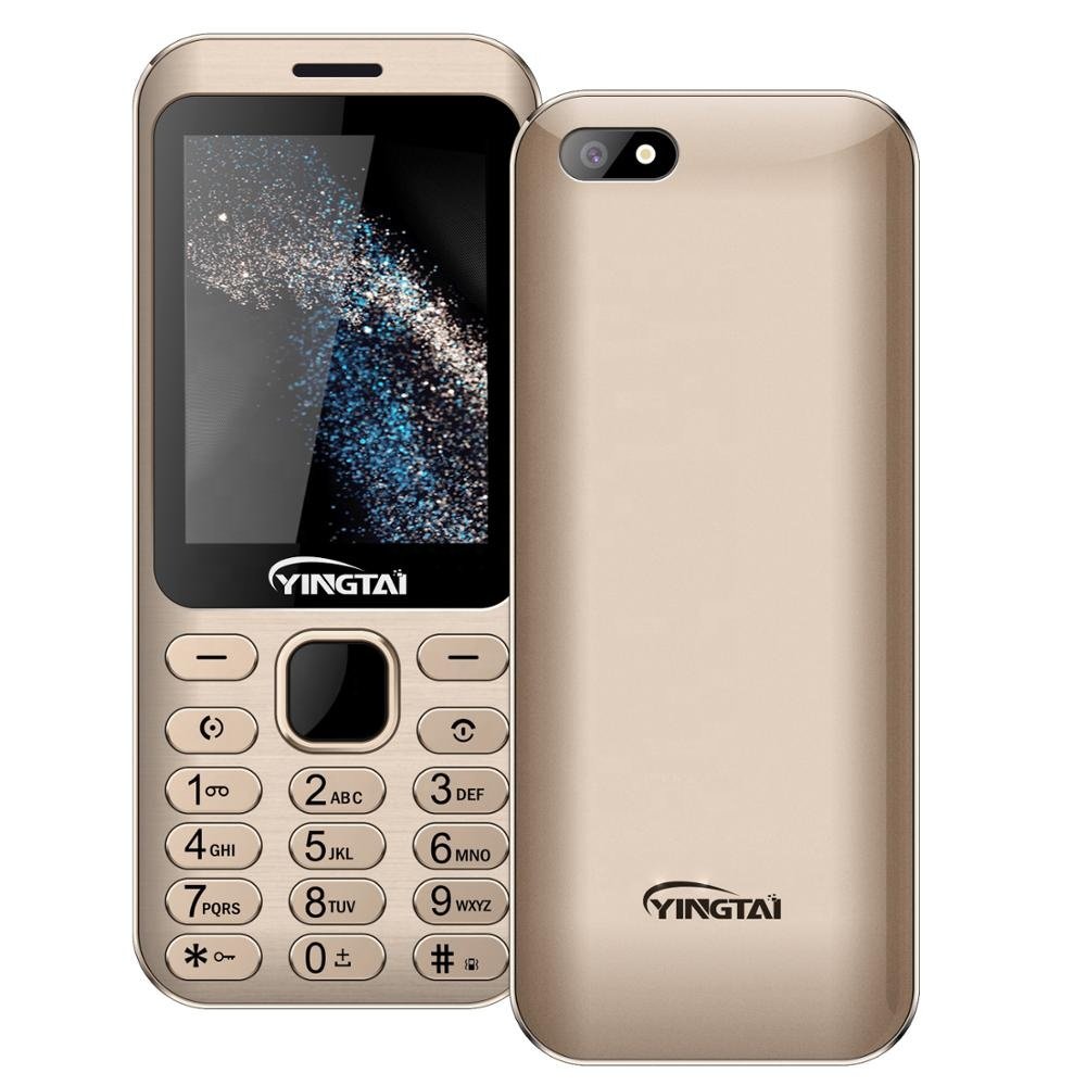 2019 YINGTAI product 2.8 inch metal frame feature mobile phone GSM/WCDMA basic telefon