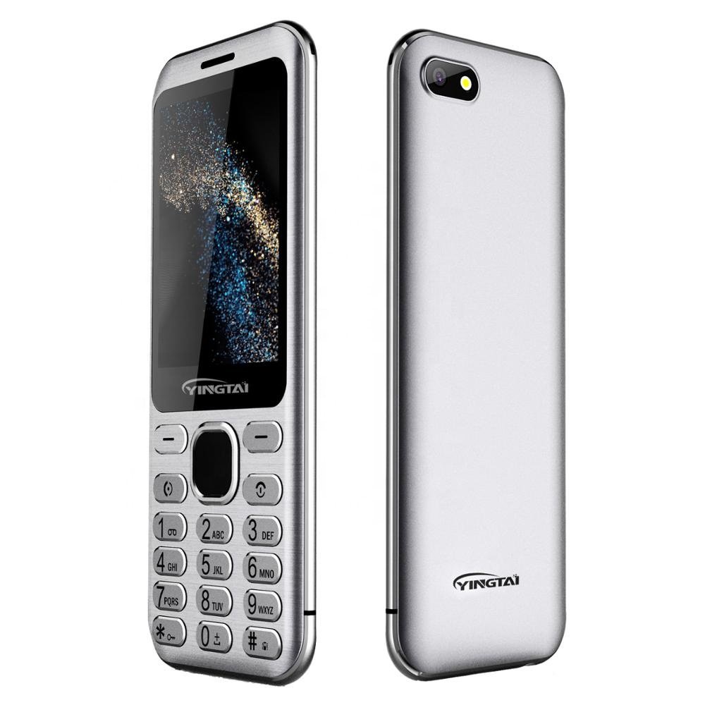2019 YINGTAI product 2.8 inch metal frame feature mobile phone GSM/WCDMA basic telefon