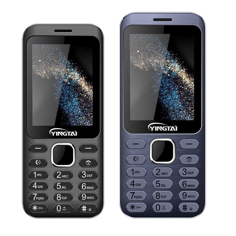 2019 YINGTAI product 2.8 inch metal frame feature mobile phone GSM/WCDMA basic telefon
