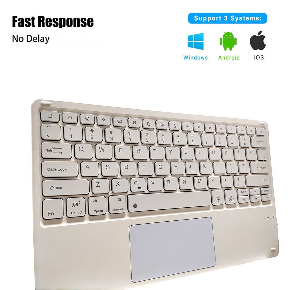 Factory Portable Wireless Blue Tooth Keyboard Case Backlight Keyboard with touchpad