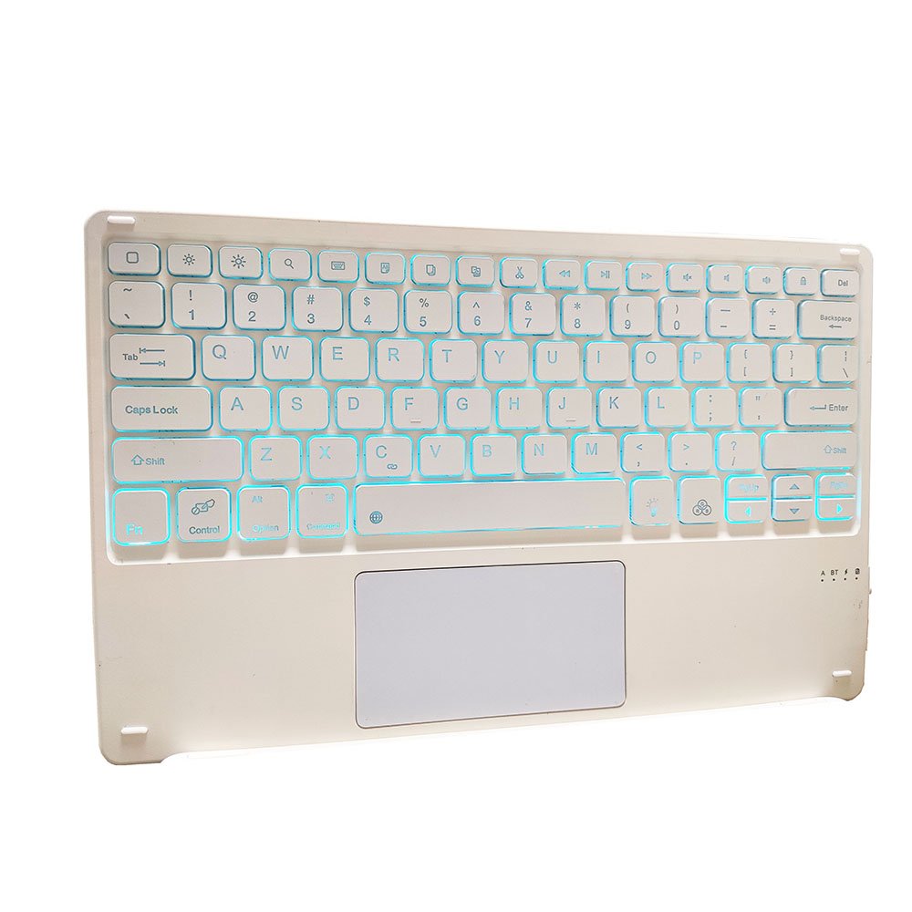 Factory Portable Wireless Blue Tooth Keyboard Case Backlight Keyboard with touchpad