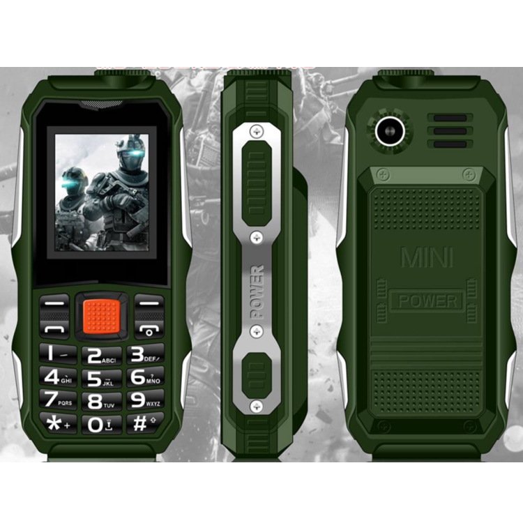 Wholesale Rugged Triple Proofing Big Button Mobile Phone Waterproof Shockproof Dustproof Cell Phone for The Old