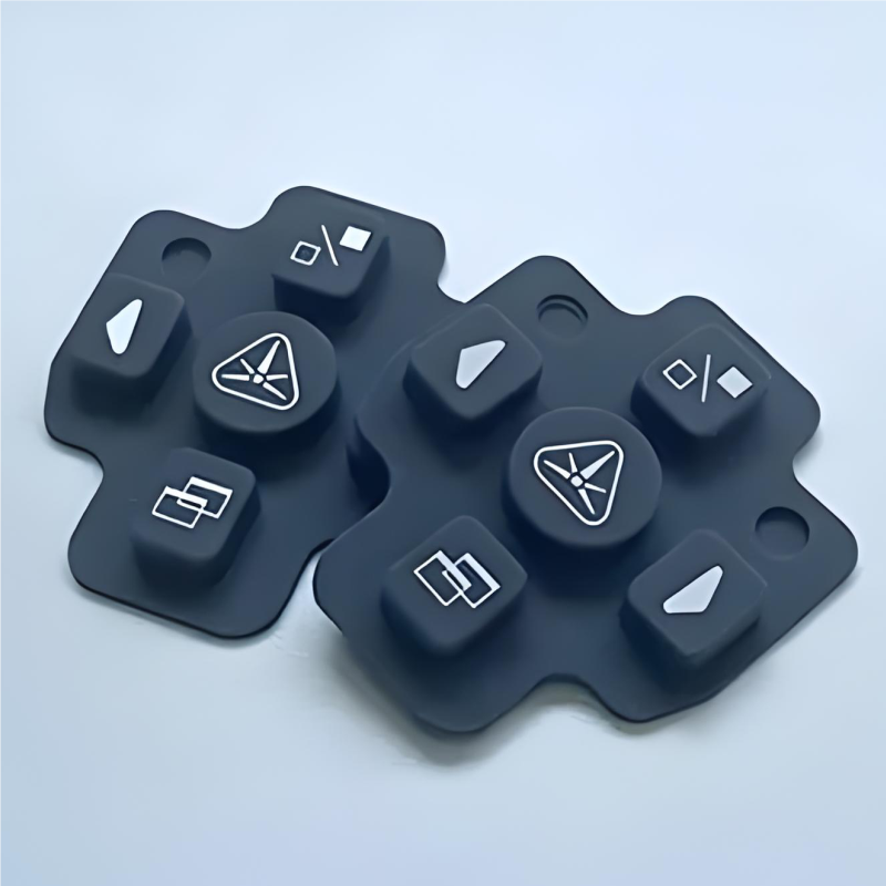 Customized Electronic Keyboard Silicone Buttons Membrane Keyboard for Mobile Phones Remote Controllers Rubber Keypad Material