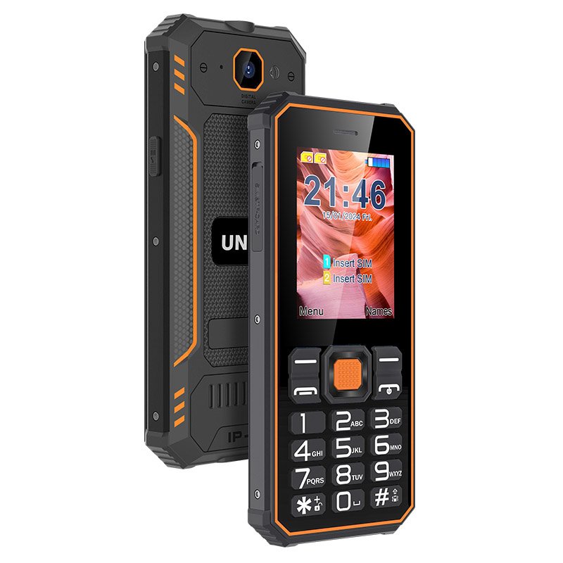 2.4 Inch IP68 Real Rugged Waterproof Shockproof Keypad Phone