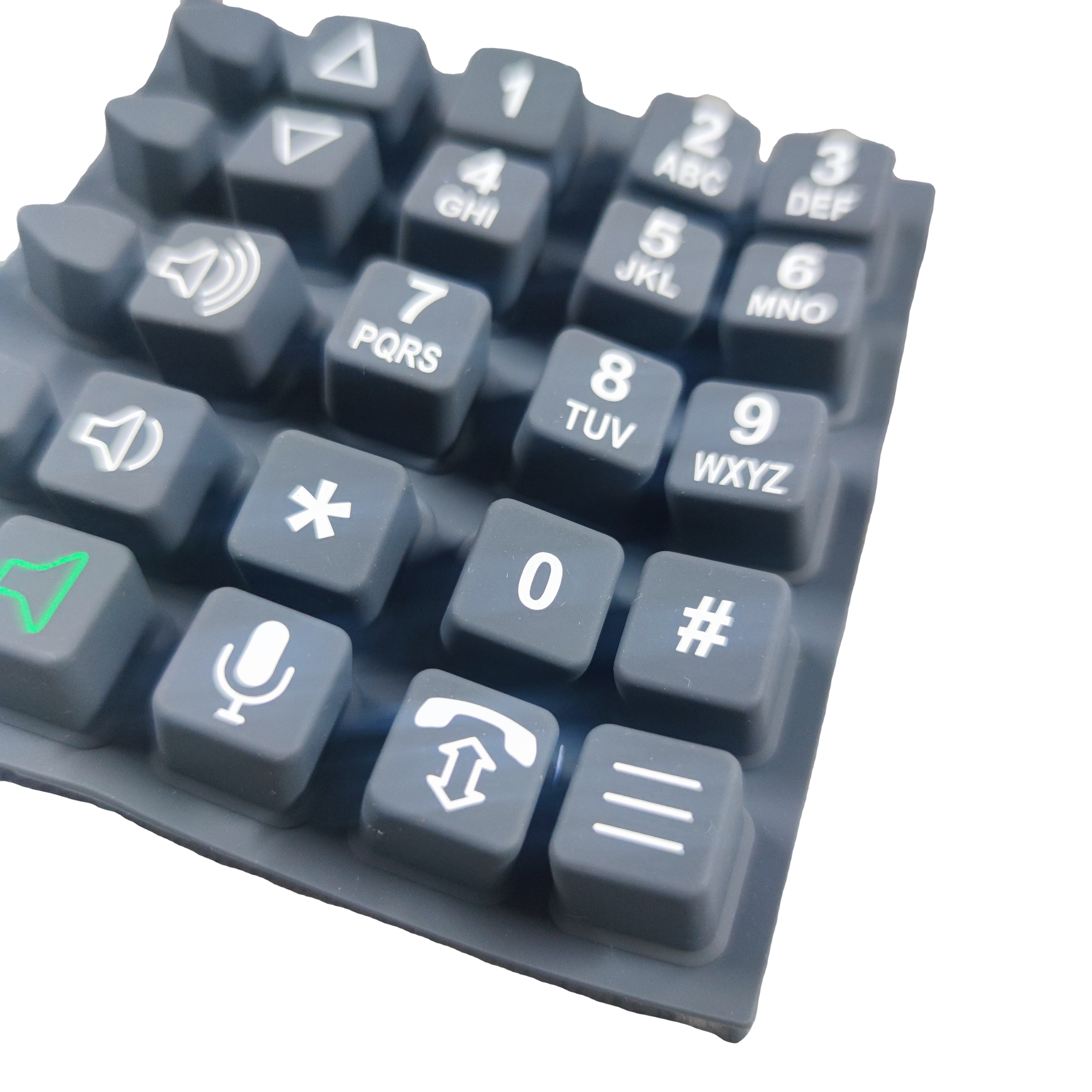 Customized OEM Push Buttons Electronic Keypad Screen Printing Home Appliance Silicone Keyboard Membrane Switch Keyboard