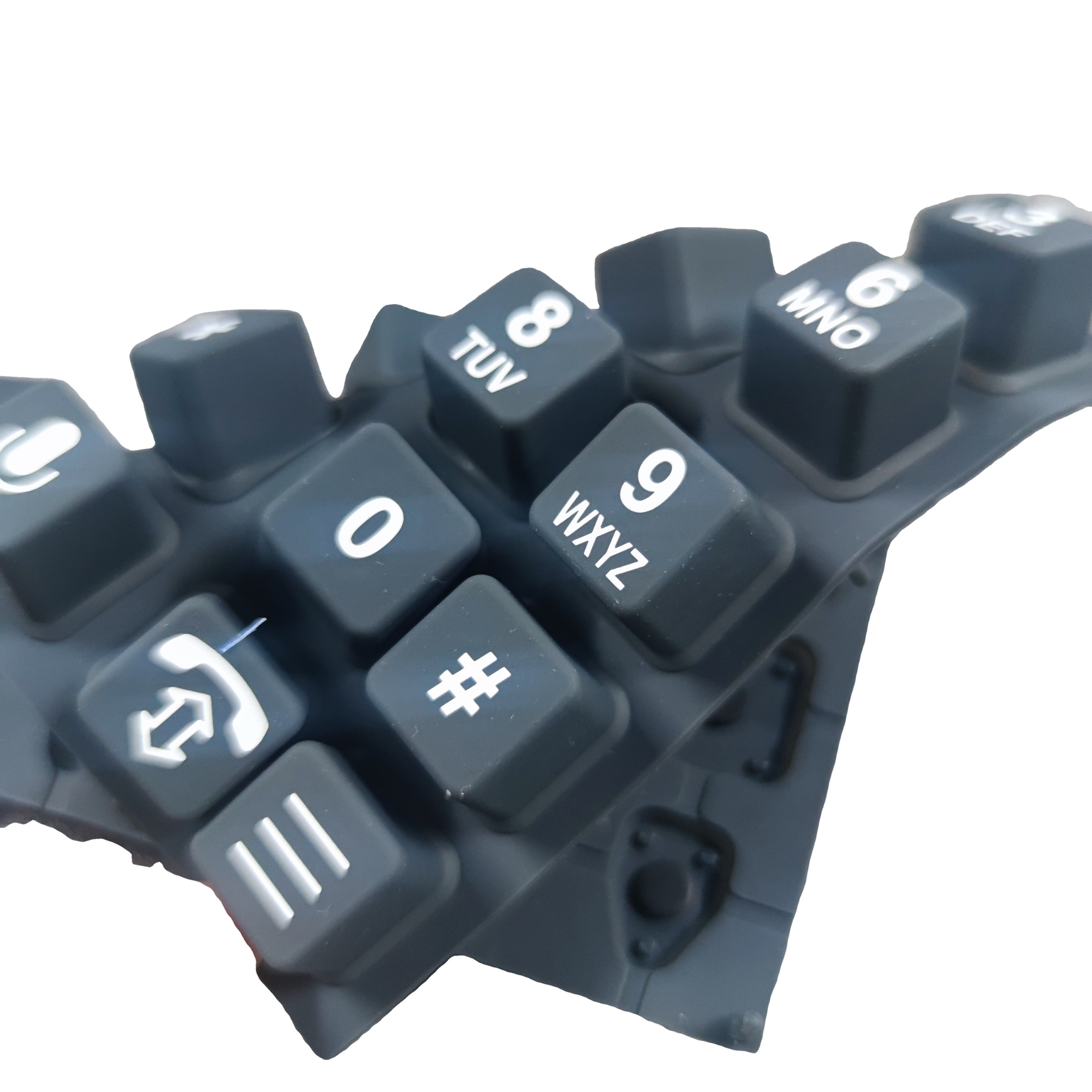 Customized OEM Push Buttons Electronic Keypad Screen Printing Home Appliance Silicone Keyboard Membrane Switch Keyboard
