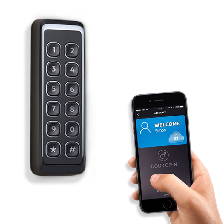Wiegand BLE proximity RFID NFC access control reader with mobile phone APP and SDK