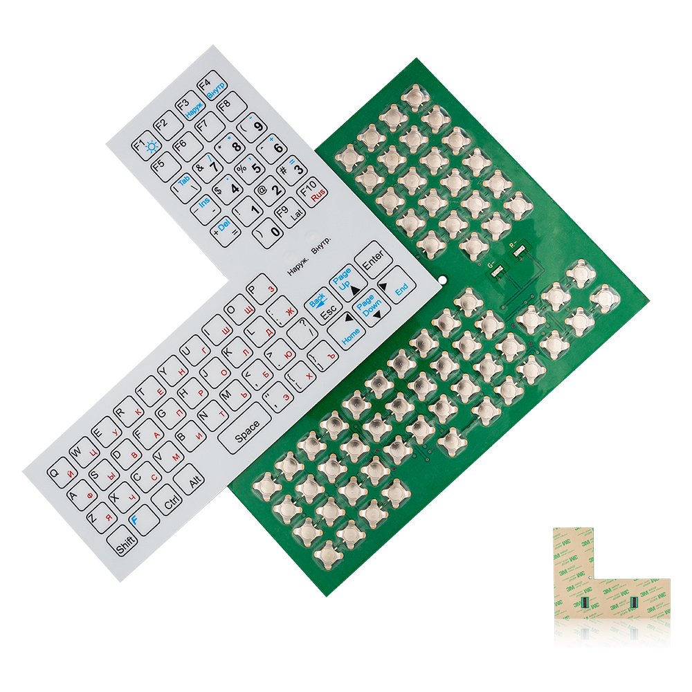 Custom Key Pad Graphic Overlay Button Panel Membrane Keypad Keyboard Membrane Switch