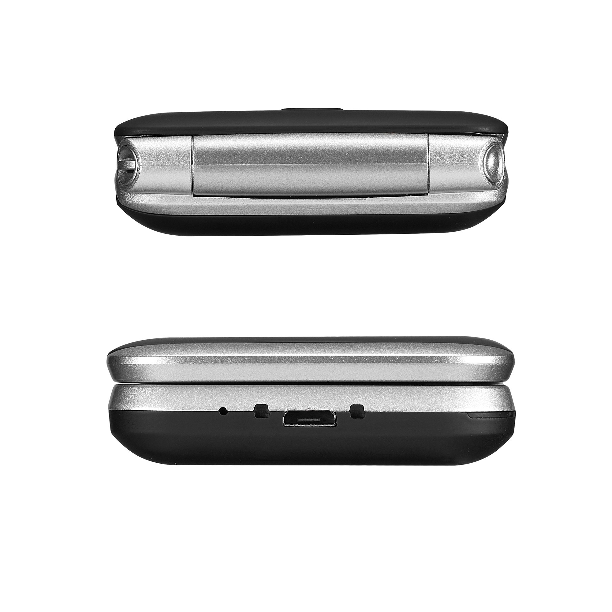 Factory OEM 2.8" flip senior mobile phones easy cell phones for elder people with dual screen