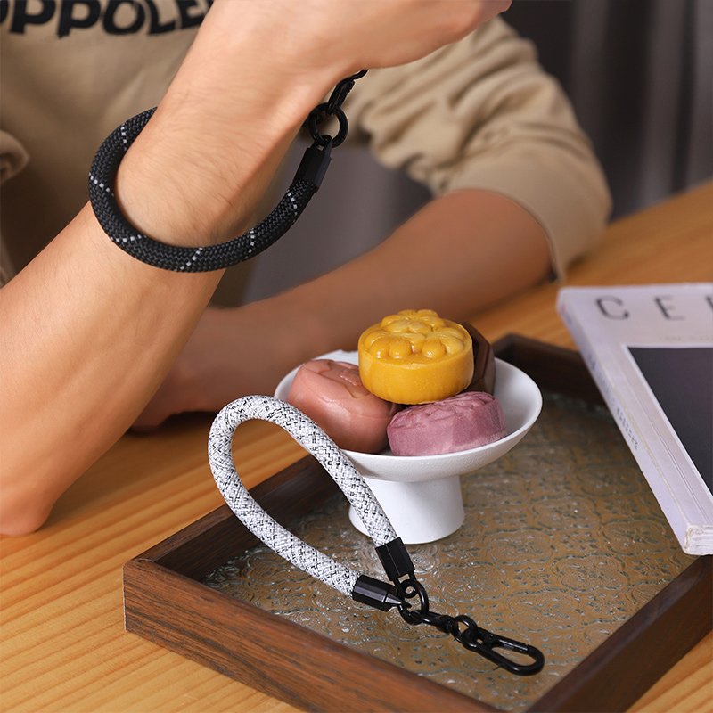 Mobile Phone Accessories Universal Wrist Strap Patch Tab Lasso Tether Cell Mobile Smartphone Phone Case Lanyard With Metal