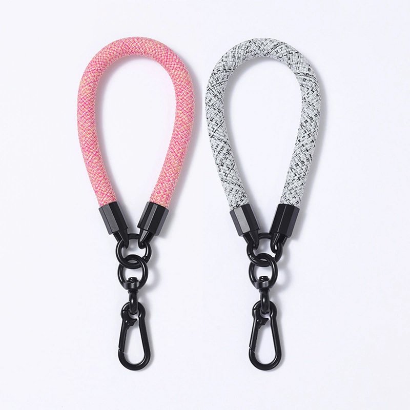 Mobile Phone Accessories Universal Wrist Strap Patch Tab Lasso Tether Cell Mobile Smartphone Phone Case Lanyard With Metal