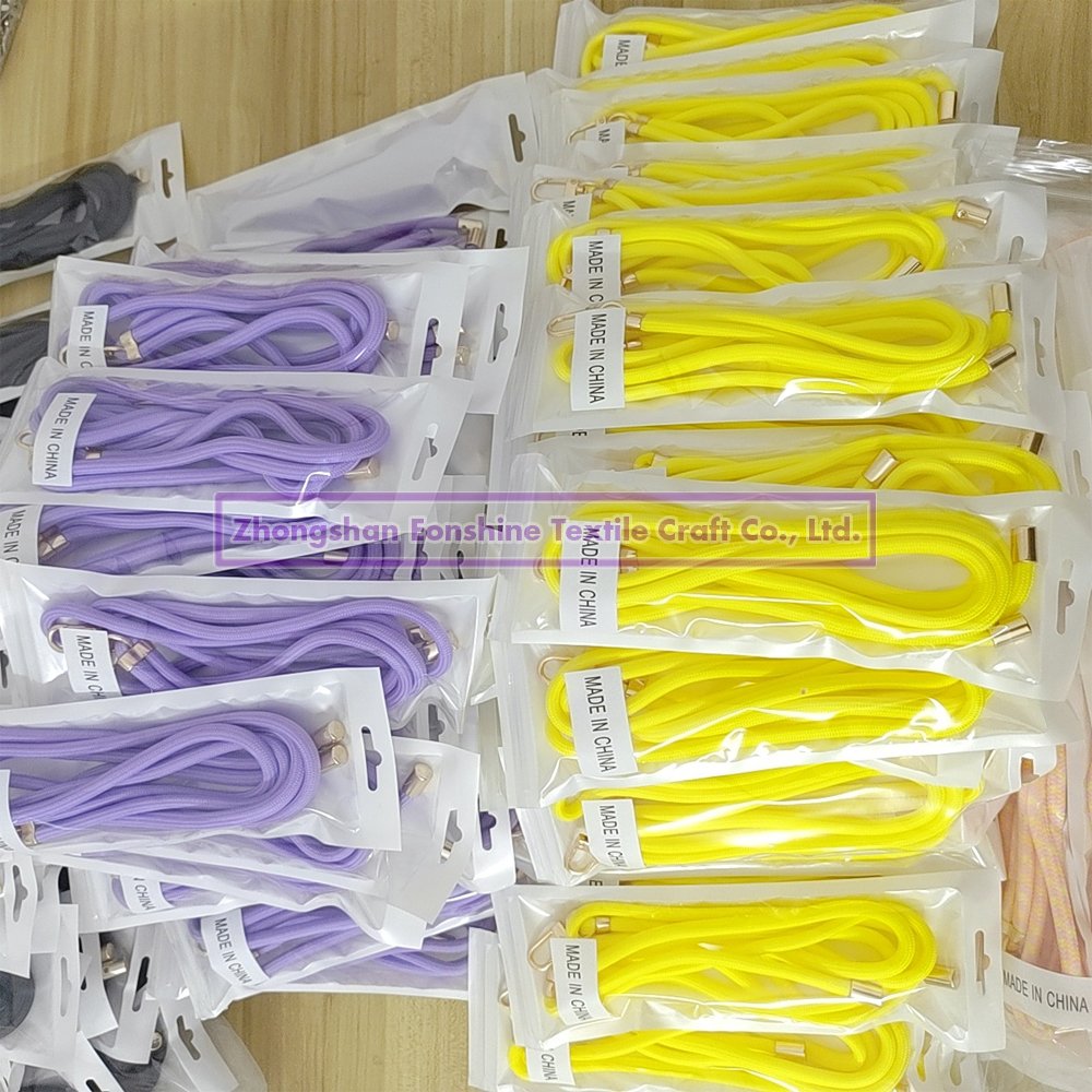 Adjustable Universal Mobile Phone Straps Shoulder 6mm Rope Strap Cross Body Cell Phone Lanyard