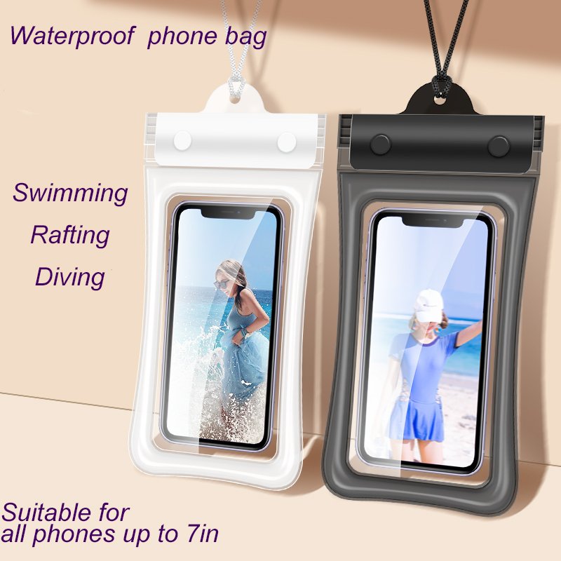 Wholesale Strong sealing and transparent Waterproof Mobile Phone Bags For Iphone For Samsung ,Water Adventure phone case