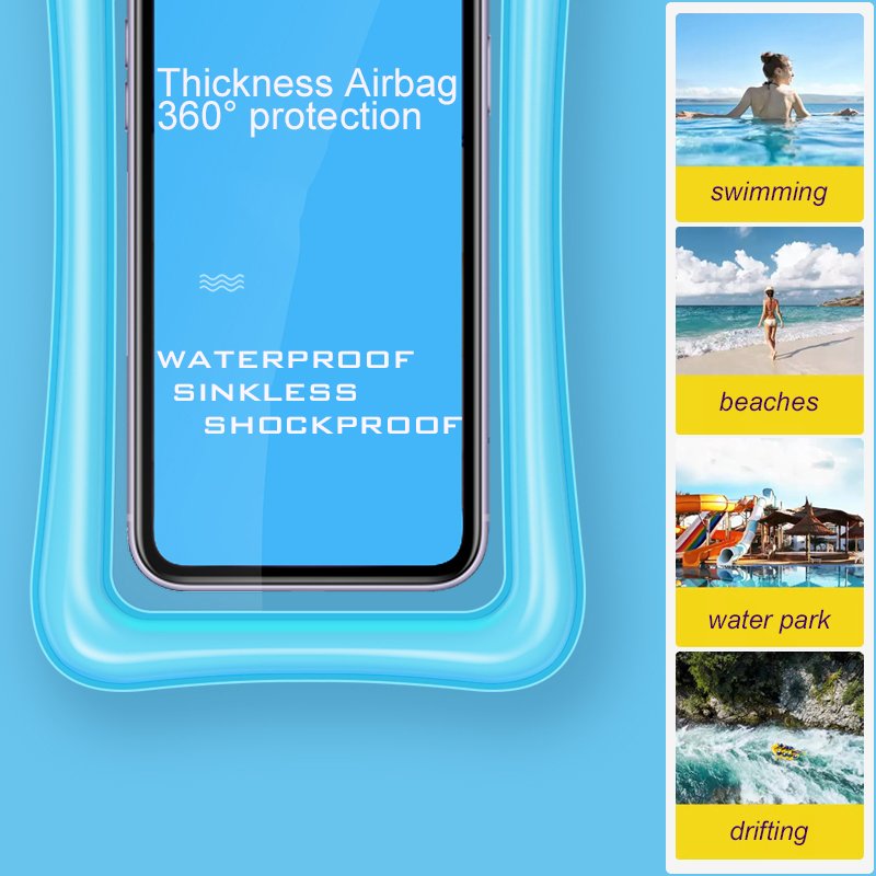 Wholesale Strong sealing and transparent Waterproof Mobile Phone Bags For Iphone For Samsung ,Water Adventure phone case
