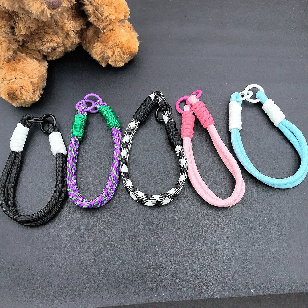 Factory Wholesale Colorful DIY Braided Phone Lanyard, Wrist Strap, Anti-Lost Keychain Lanyard for Phone, Car Keys, Camera Strap