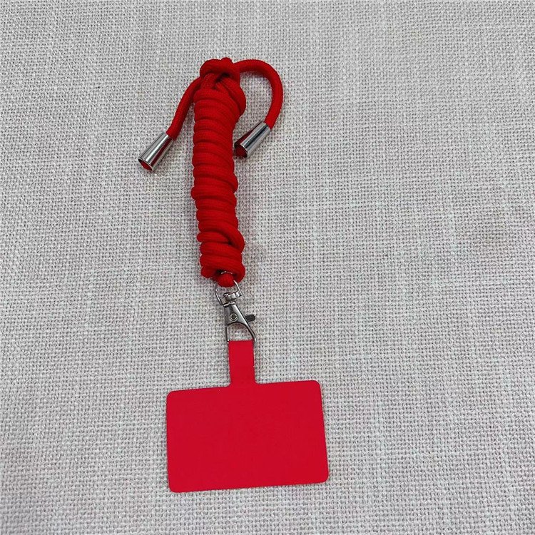 Wholesale Woven Polyester Mobile Phone Lanyards Crossbody Chain Strap Accessory for Bag Phone Charms