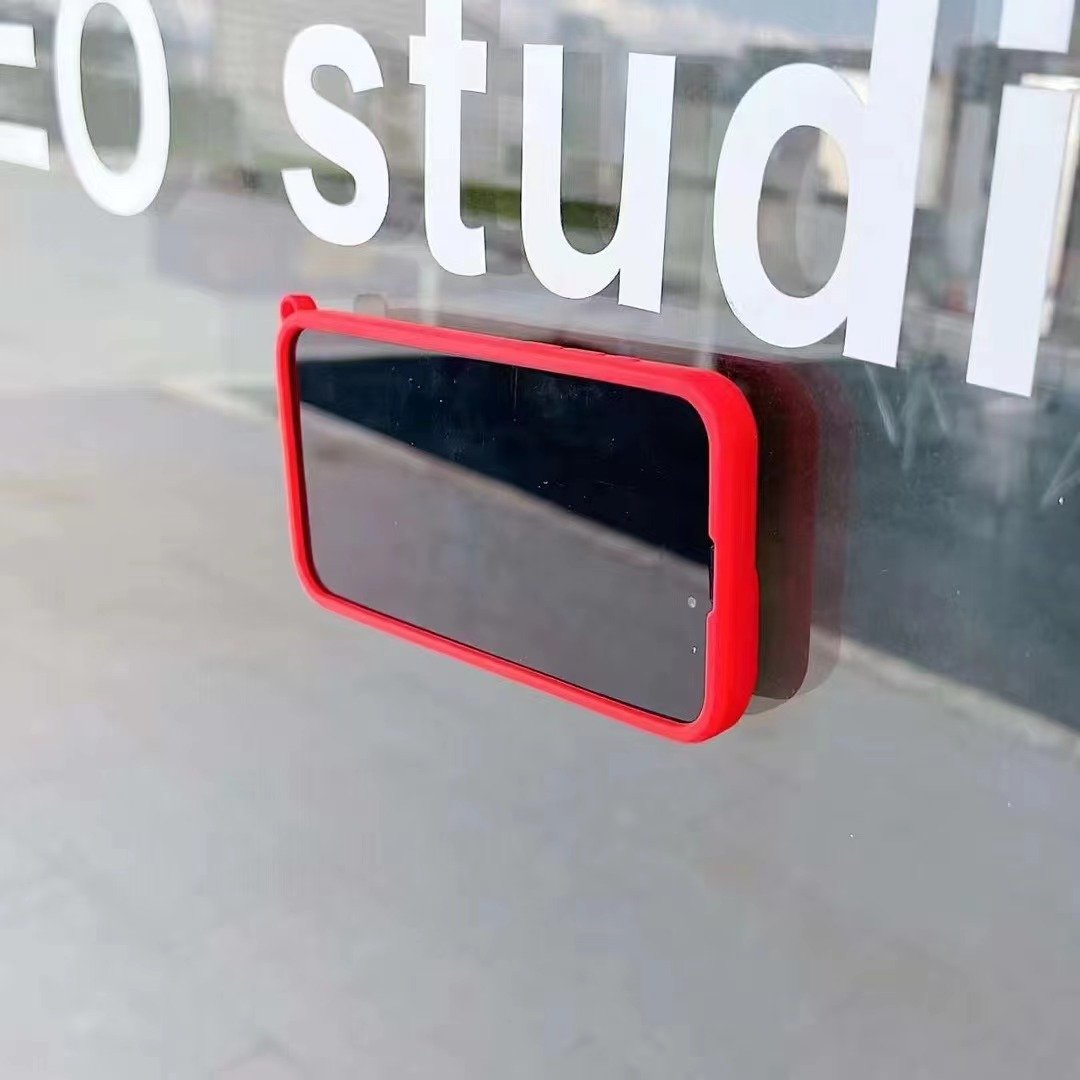 Fun Suction Cup Silicone Mobile Phone Case For iPhone 15 14 13 12 11 Pro max TPU Sucker DIY New Shockproof Back Cover