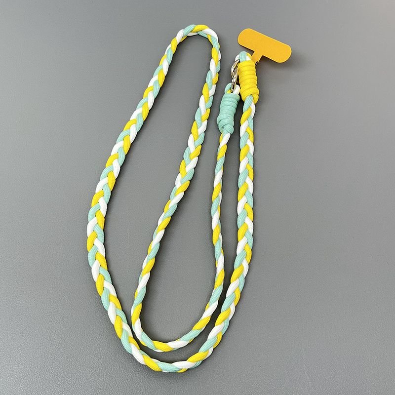 Mobile phone hanging rope crossbody rope adjustable shoulder hanging mobile phone shell long rope neck smile face crossbody stra
