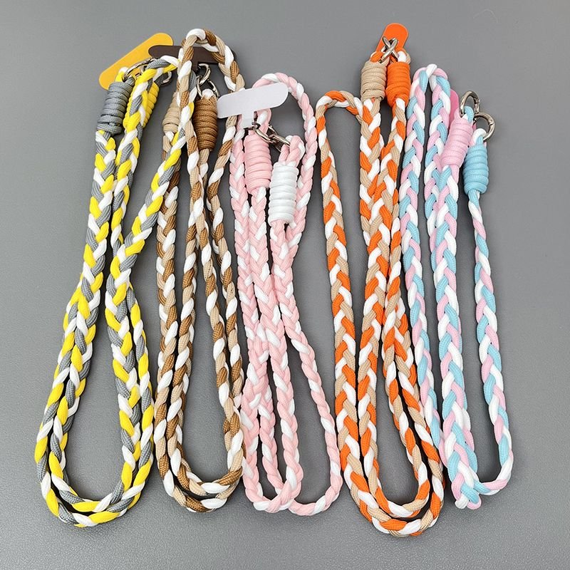 Mobile phone hanging rope crossbody rope adjustable shoulder hanging mobile phone shell long rope neck smile face crossbody stra