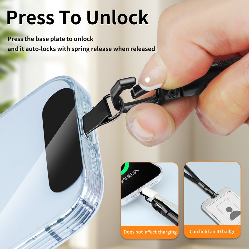 Universal Cute Design Polyester Rope Wrist Strap Fashionable Short Mobile Phone Lanyard Keychain Tether Patch Cell Accessories