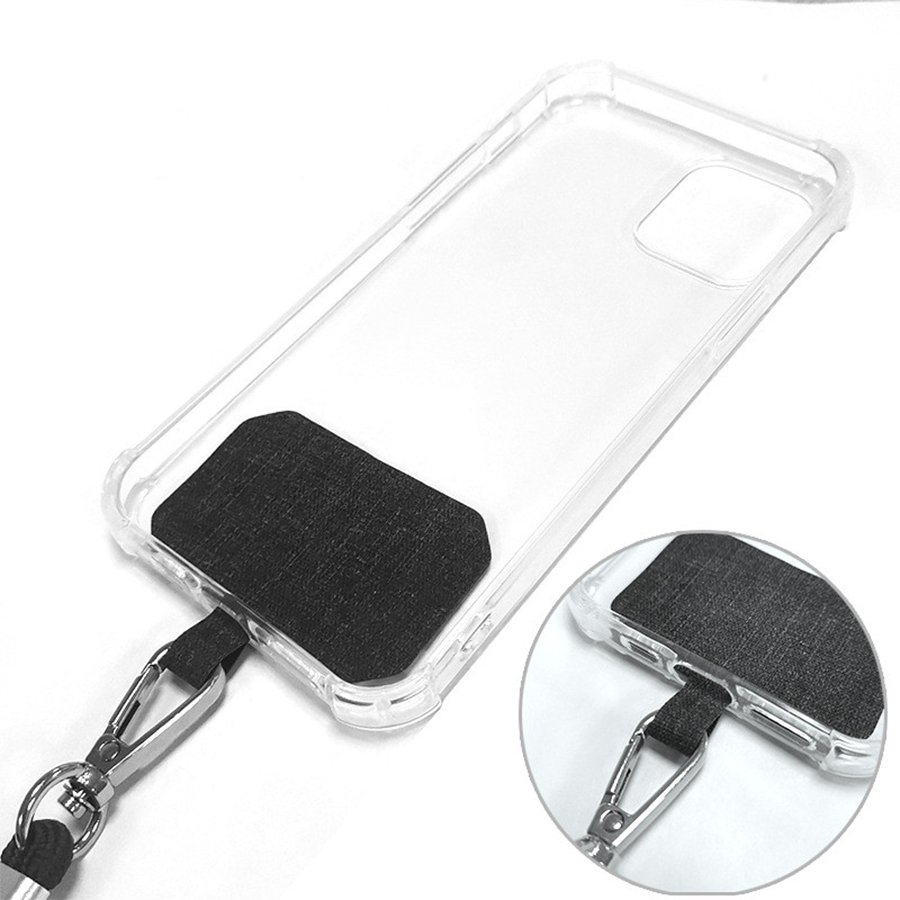 Universal Adjustable polyester fiber Neck Crossbody Strap Tether Patch colorful Mobile Cell Phone Lanyard For All Smartphone
