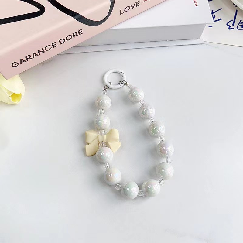 INS luxury IMD Design butterfly with Heart Suitable for phone strap keychain