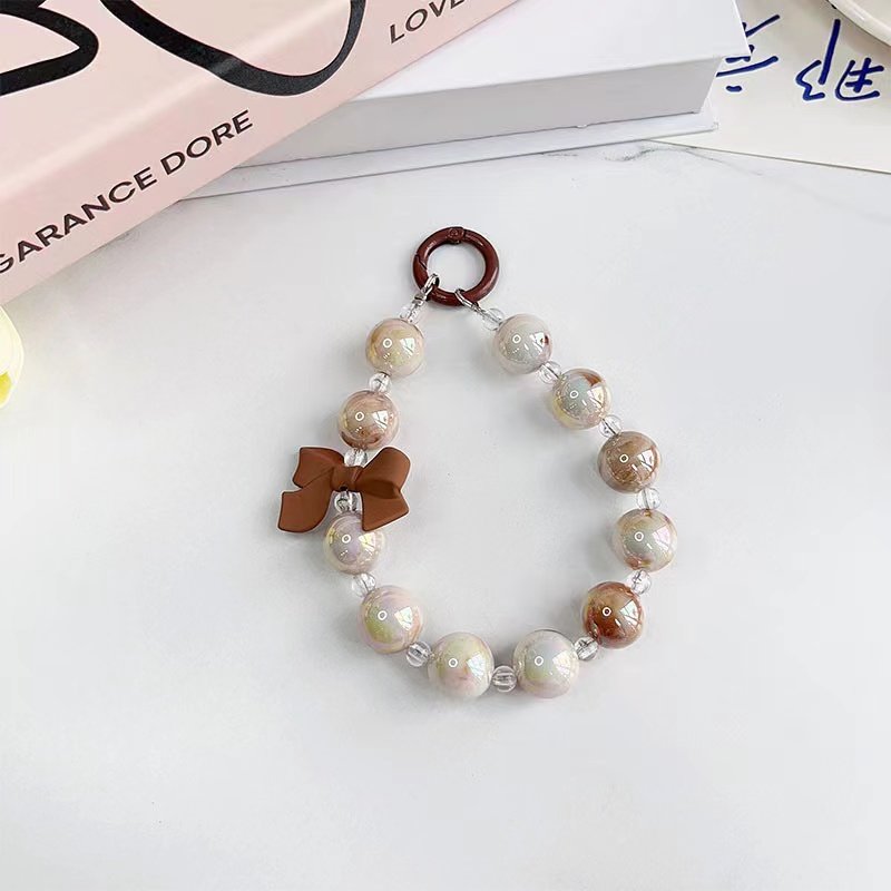 INS luxury IMD Design butterfly with Heart Suitable for phone strap keychain