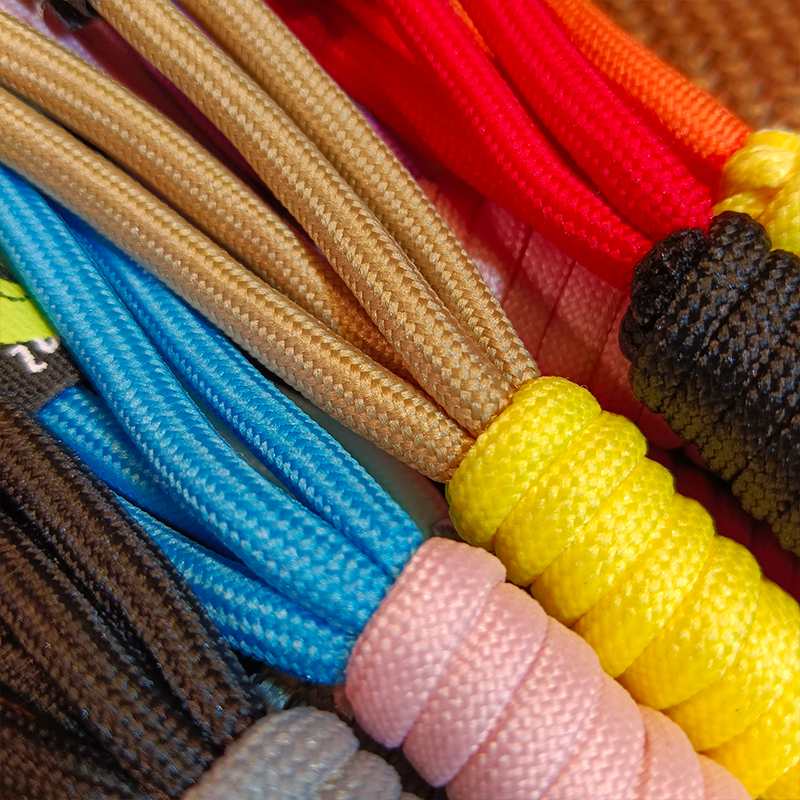 Wrist strap outdoor backpack rope keychain nylon woven rope couple's bracelet handbag smiling face pendant phone accessories