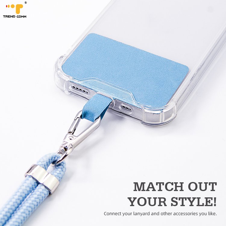 OEM Universal Adjustable Crossbody Nylon Neck Strap Tether Patch Mobile Cell Phone Strap detachable Lanyard For phone neck strap