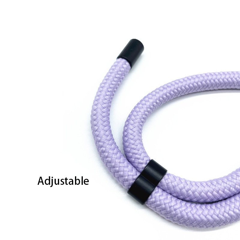 8mm Nylon Mobile Phone Case Lanyard Holder Key Wallet Anti Loss Hanging Rope Detachable Adjustable Short Cellphone Wrist Cord